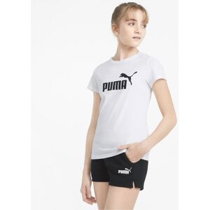 Puma Completo sportivo da bambina in cotone Pantaloni e shorts bambina Bianco taglia 16