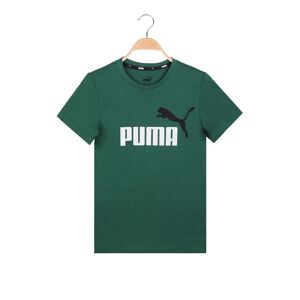 Puma ESS + 2 T-shirt sportiva da bambini con logo T-Shirt e Top unisex bambino Verde taglia 09/10