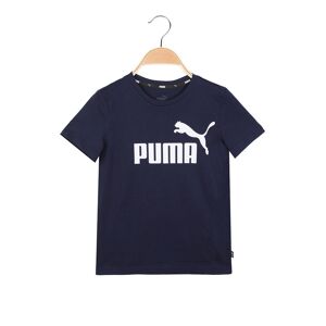 Puma ESS LOGO TEE T-shirt sportiva da bambini T-Shirt e Top unisex bambino Blu taglia 09/10
