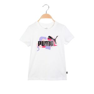 Puma ESS + STREET ART T-shirt sportiva da ragazza T-Shirt e Top bambina Bianco taglia 15/16