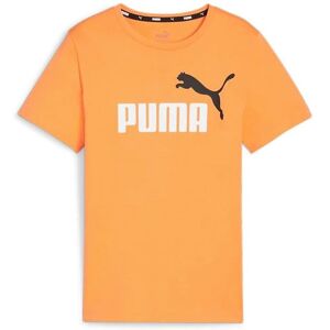 Puma Essentials+ Two-Tone Logo T-shirt da ragazzo T-Shirt e Top bambino Arancione taglia 13/14