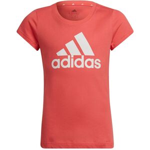 Adidas HE1979 T-shirt manica corta da ragazza T-Shirt Manica Corta bambina Rosso taglia 14/15