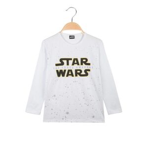 Star Wars Maglietta bambino a manica lunga T-Shirt Manica Lunga bambino Bianco taglia 10