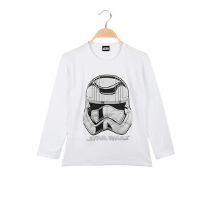 Star Wars Maglietta ragazzo manica lunga con disegno T-Shirt Manica Lunga bambino Bianco taglia 18
