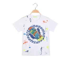 Sweet T-shirt da bambino a manica corta con stampa T-Shirt Manica Corta bambino Bianco taglia 10