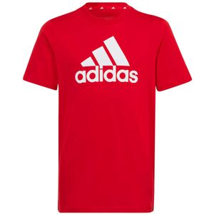 Adidas T-shirt manica corta Essentials ragazzi IC6856 T-Shirt e Top unisex bambino Rosso taglia 15/16