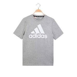Adidas T-shirt manica corta Essentials ragazzi T-Shirt e Top unisex bambino Grigio taglia 15/16