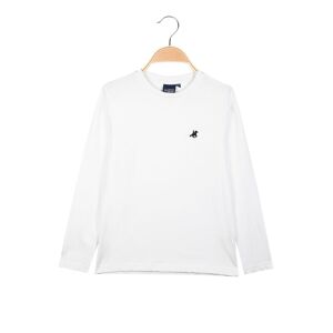 U.S. Grand Polo T-shirt ragazzo girocollo T-Shirt Manica Lunga bambino Bianco taglia XL
