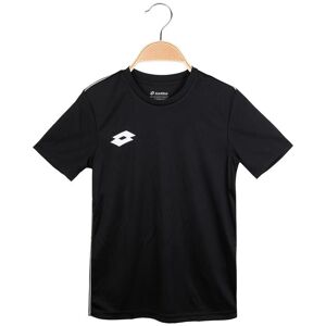 Lotto T-shirt sportiva Delta Junior nero T-Shirt Manica Corta unisex bambino Nero taglia S