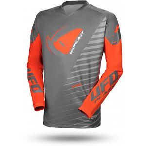 Maglia Bambino Moto Cross Enduro Ufo KIMURA Grigio Arancione taglia 3X