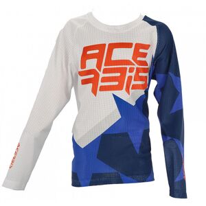 Maglia Moto Cross Enduro Bambino Acerbis Mx J-Windy One Blu taglia XS