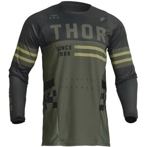 Maglia Moto Cross Enduro Thor JERSEY PULSE Bambino Combat Ve taglia L