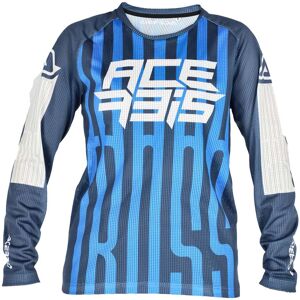 Maglia Moto MTB Bambino Acerbis MX-J WINDY FIVE VENTED Blu B taglia S