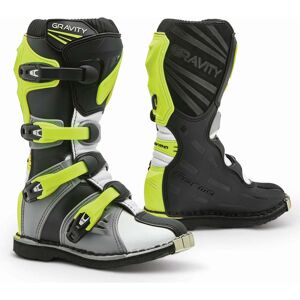 Stivali da Bambino Moto Cross Enduro Forma GRAVITY Grigio Gi taglia 32