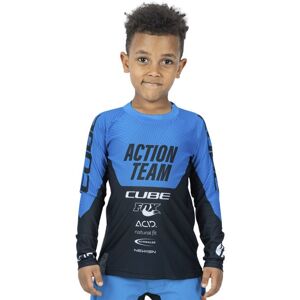 Cube Junior X Actionteam - maglia mtb a maniche lunge - bambino Blue/Black M