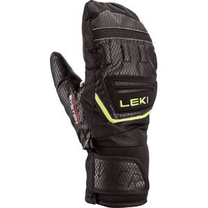 Leki WCR TEAM 3D JR - moffole - bambino Black/Green 7