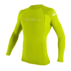 O'Neill Basic Skins L/S Rash Guard - maglia a compressione - bambino Yellow 10A