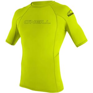 O'Neill Basic Skins S/S Rash Guard - maglia a compressione - bambino Yellow 12A