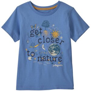 Patagonia Baby Regenerative Organic Certified™ Cotton Graphic - T-shirt - Bambino Light Blue 12m