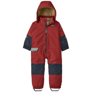 Patagonia Baby Snow Pile One-Piece - completo - bambino Red/Blue 12M