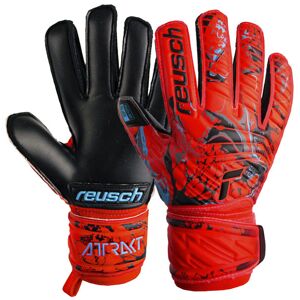 Reusch Attrakt Silver Jr - guanti da portiere - bambino Red/Black 7