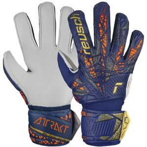 Reusch Attrakt Solid Junior - guanti da portiere - bambino Blue/Brown 5