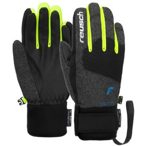 Reusch Simon R-TEX XT Junior - guanti da sci - bambino Black/Grey/Yellow 4,5