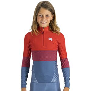 Sportful Squadra Kid's Jersey - maglia sci da fondo - bambino Red/Blue 14