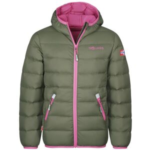 Trollkids Dovrefjell - Giacca Piumino - Bambino Green/pink 152