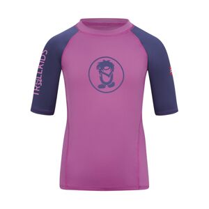 Trollkids Kvalvika T - T-shirt - bambino Pink/Blue 152