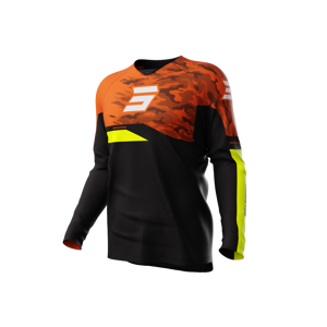 Shot Race Gear Maglia Cross Bambino Shot Draw Matrix Arancio