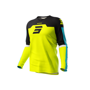 Shot Race Gear Maglia Cross Bambino Shot Draw Iron Giallo Neon