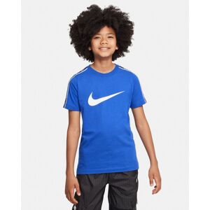 Nike Maglietta Repeat Blu Reale per Bambino DZ5628-480 S