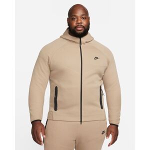 Nike Felpa con zip e cappuccio Sportswear Tech Fleece Beige Uomo FB7921-247 S