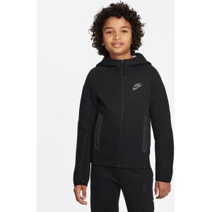 Nike Felpa con zip e cappuccio Sportswear Tech Fleece Nero Bambino FD3285-010 L