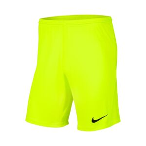 Nike Short Park III Giallo Fluorescente per Bambino BV6865-702 L