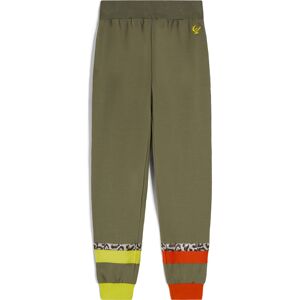 Freddy Pantaloni sport da bambina con dettagli colorati sul fondo Verde Fango Junior 16 Anni