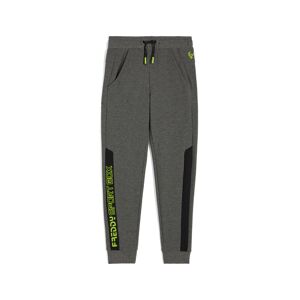 Freddy Pantaloni bambino in felpa di cotone con dettagli fluo Mèlange Gray Junior 10 Anni