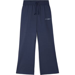 Freddy Pantaloni da bambina in felpa a fondo ampio con spacchi Blue Junior 4 Anni