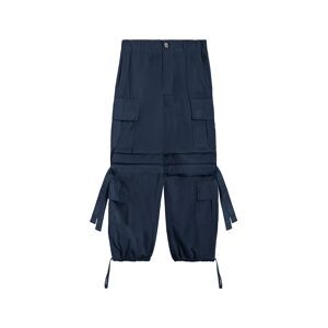 Freddy Cargo pants da bambina in popeline di cotone Blue Junior 4 Anni