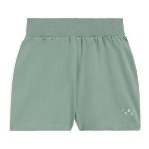 Freddy Shorts da bambina in jersey con logo glitter Verde Militare Junior 8 Anni