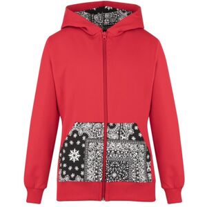 Get Fit Felpa Zip E Cappuccio Maximilian Rosso Bambino 10 Anni