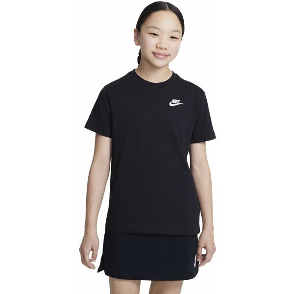 nike sportswear jr - t-shirt - ragazza black xl