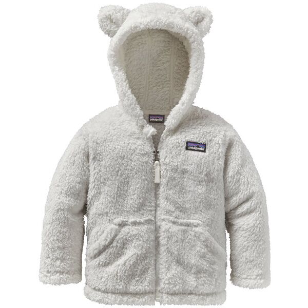 patagonia b furry friends jr - giacca in pile - bambino white 2a
