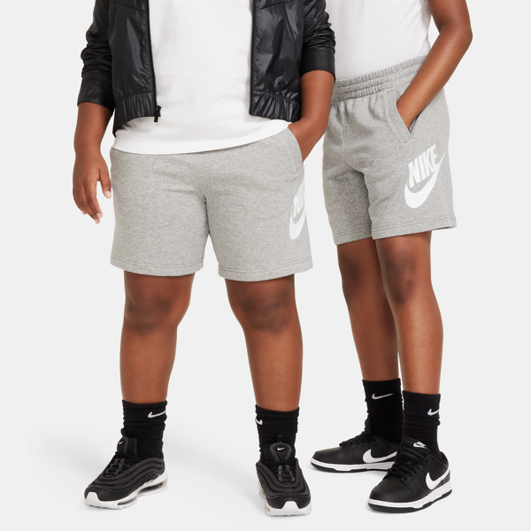 nike shorts in french terry  sportswear club fleece (taglia grande) – ragazzo/a - grigio