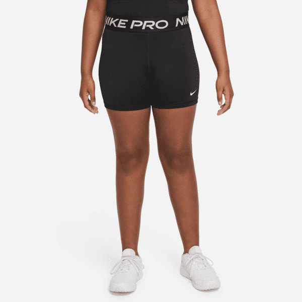 nike shorts  pro dri-fit (taglia grande) - ragazza - nero