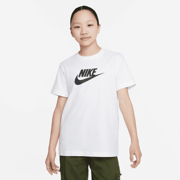 nike t-shirt  sportswear – ragazza - bianco