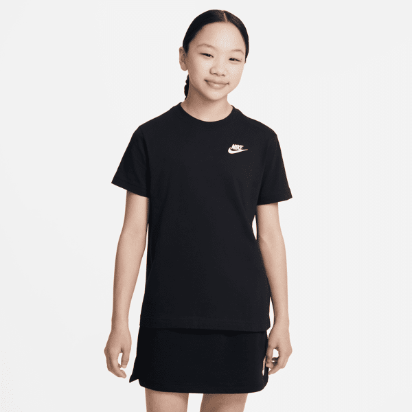 nike t-shirt  sportswear – ragazza - nero