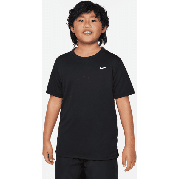 nike maglia da training a manica corta  dri-fit miler – ragazzo - nero