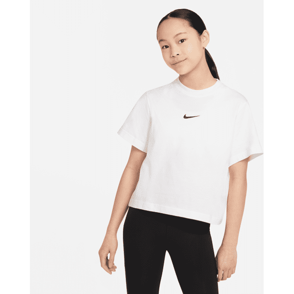 nike t-shirt  sportswear – ragazza - bianco